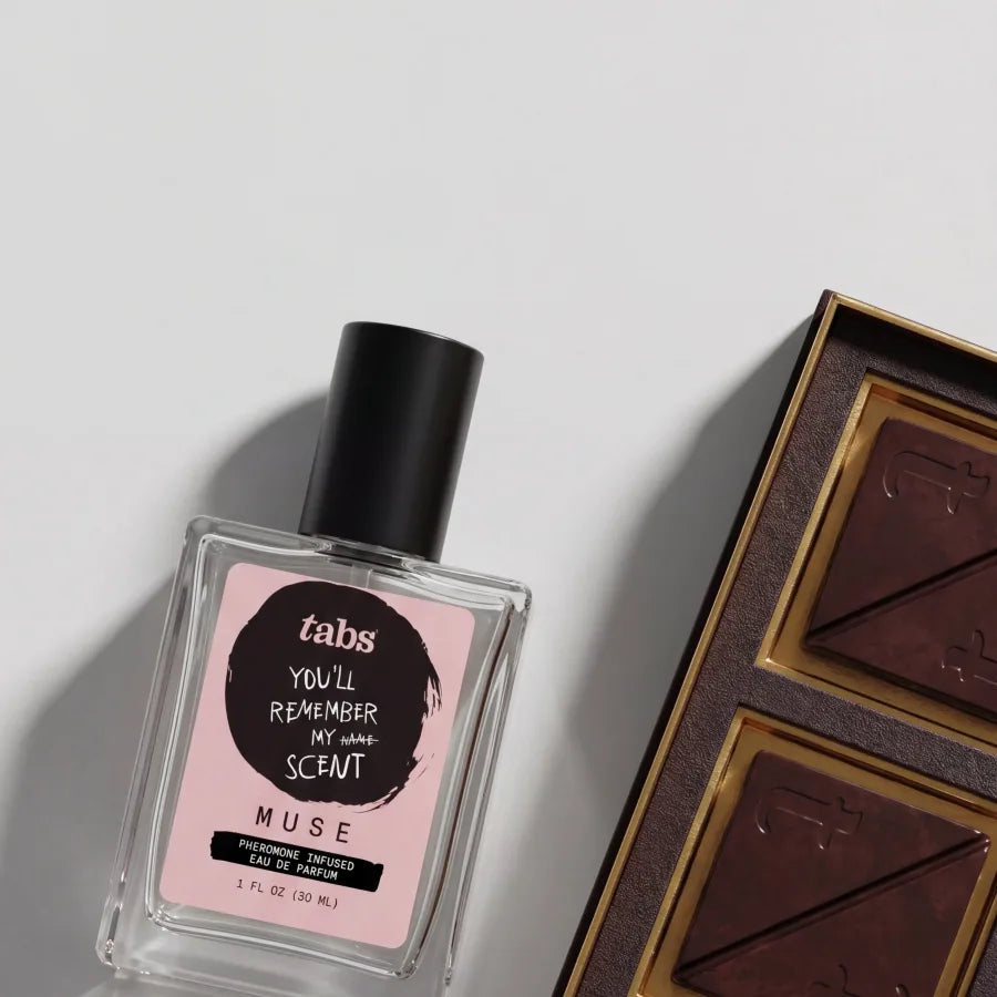 Muse perfume and Tabs chocolate
